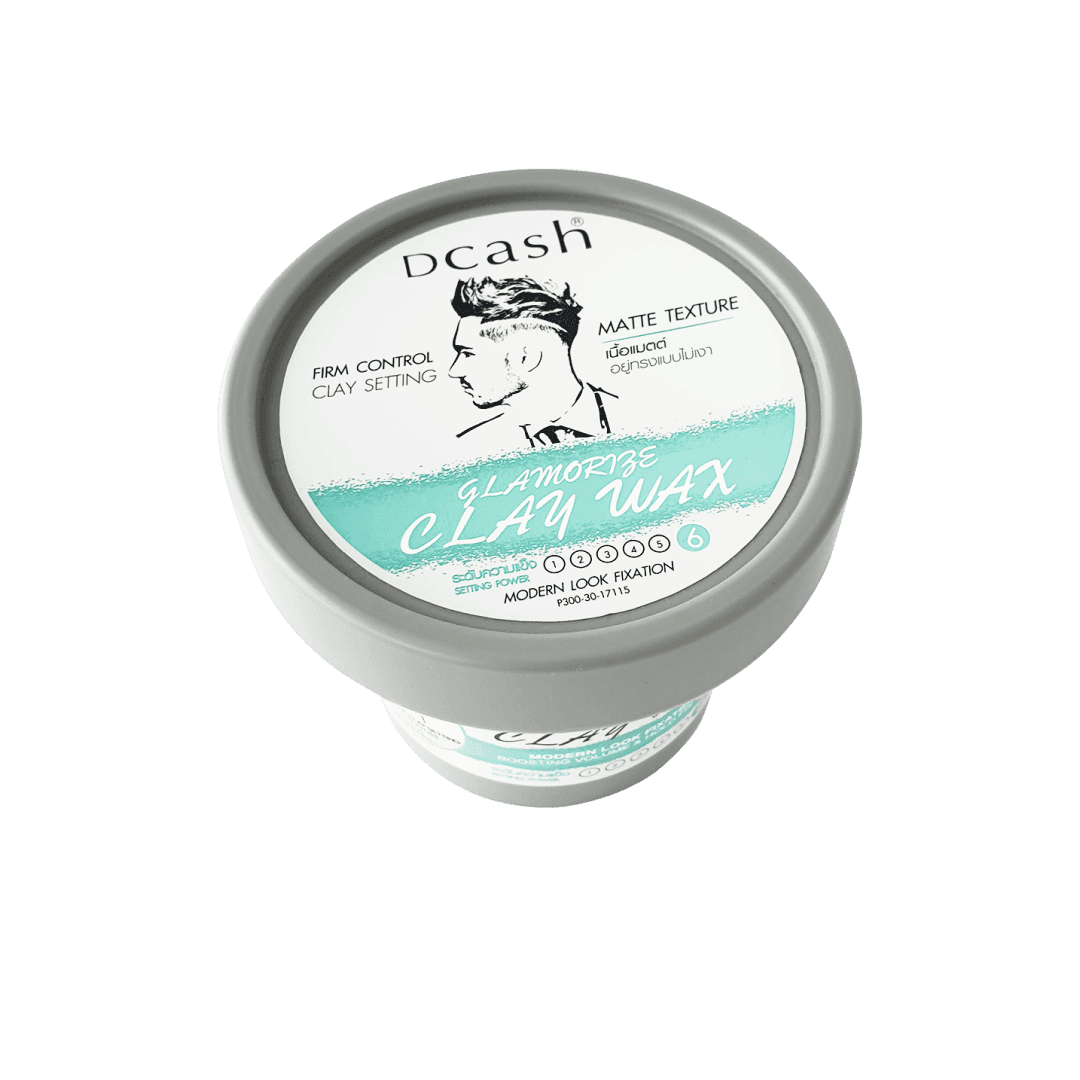 แว็กซ์ Dcash Glamorize Clay Wax ดีแคช แกลมเมอไรซ์ เคลย์ แว็กซ์ 100g